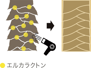 髪質ダメージの図